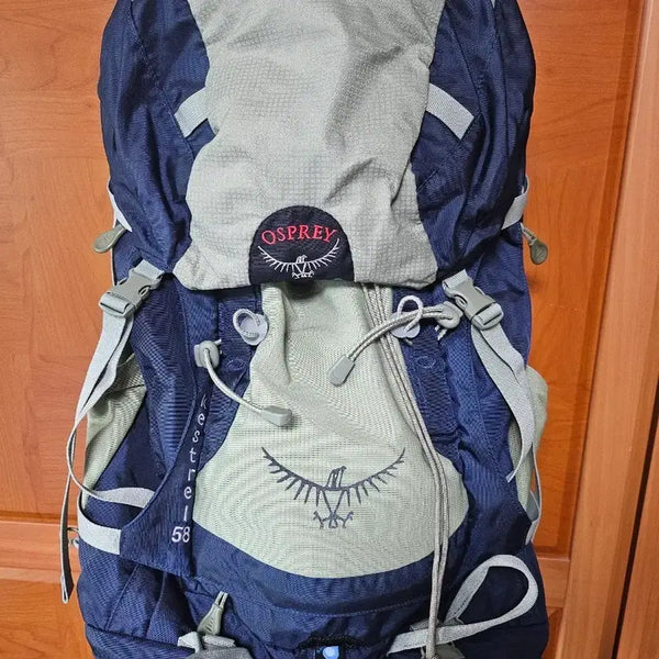 [BUNJANG] Osprey Kestrel 58 Hiking Backpack Navy / 오스프리 카이트렐 58 등산 배낭 남색