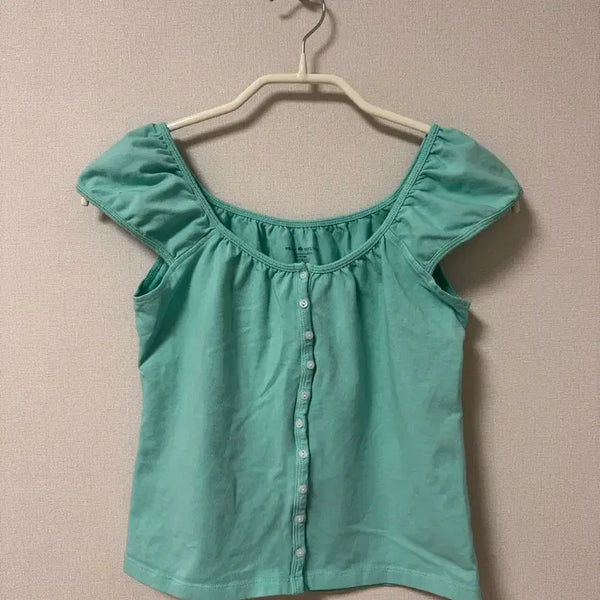 [BUNJANG] Brandy Melville Mint Short Sleeve Top / 브랜디멜빌 민트 반팔 나시