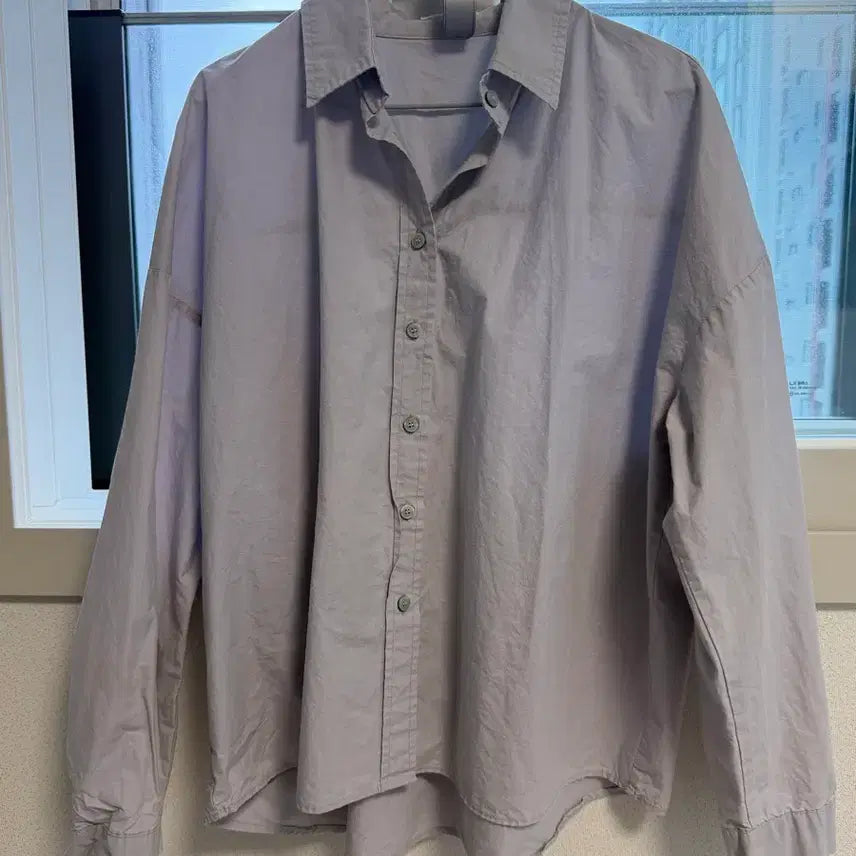 [BUNJANG] Mini Pyo Sky Blue Shirt Free Size / 미니포에 스카이블루 셔츠 Free 사이즈