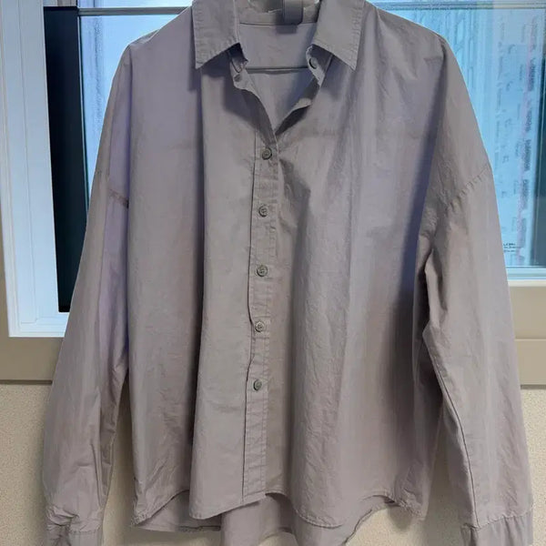 [BUNJANG] Mini Pyo Sky Blue Shirt Free Size / 미니포에 스카이블루 셔츠 Free 사이즈