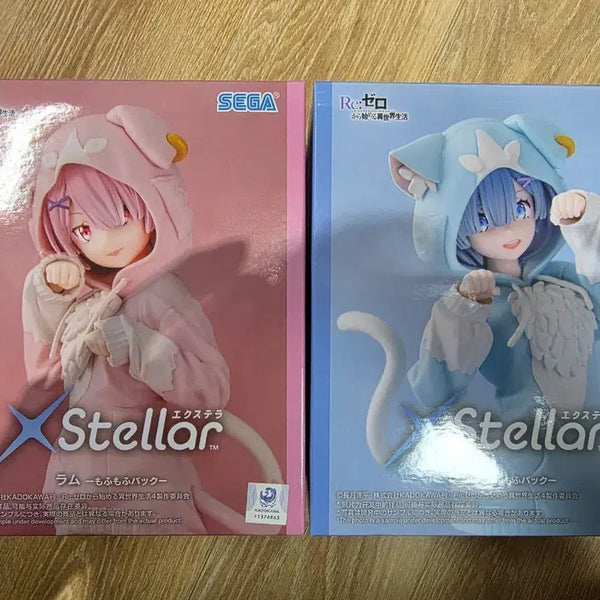[BUNJANG] Sega Re:Zero Ram & Rem 'Mofumofu' Figure / 세가 리제로 렘,람 모후모후 피규어