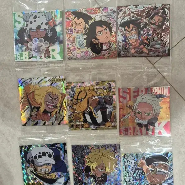 [BUNJANG] One Piece Wafer Seal Stickers / 원피스 웨하스씰 스티커