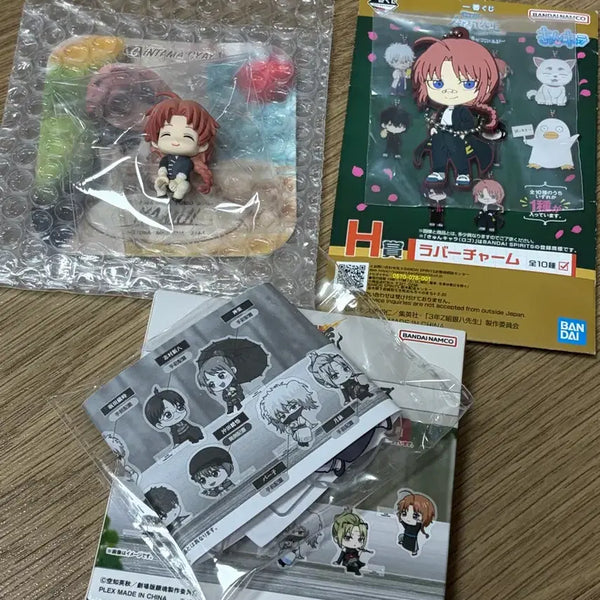 [BUNJANG] Gintama Kamui Ochamo, Katokkyara, Rubber Charm Bundle Set / 은혼 카무이 오챠토모, 카토캬라, 러버참 일괄