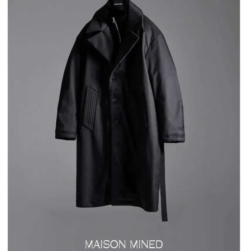 [BUNJANG] Maison Minedu Duck Down Long Coat Black / 메종미네드 덕다운 롱코트 블랙