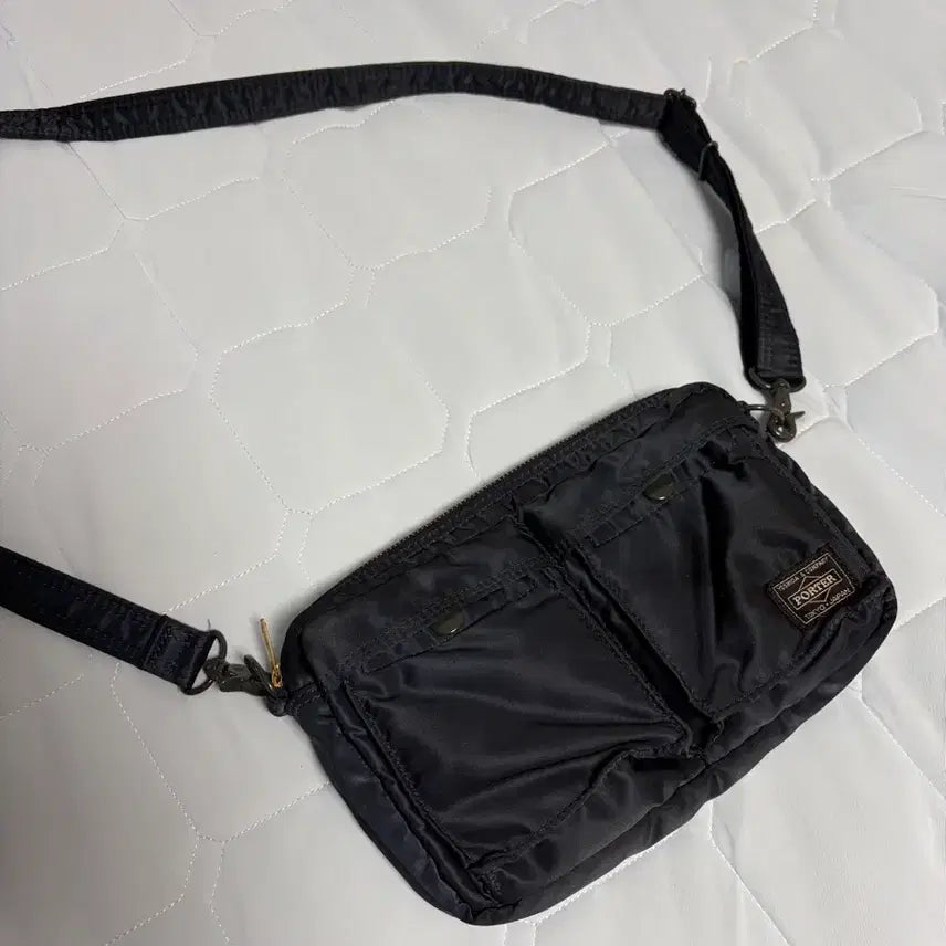 [BUNJANG] Yoshida Porter Tanker Shoulder Bag Iron Blue / 요시다 포터 탱커 숄더백 아이언블루