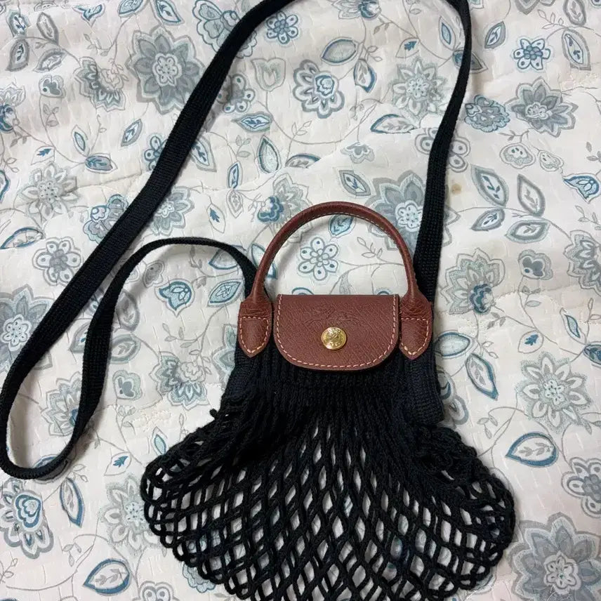 [BUNJANG] Longchamp Le Pliage Net Bag Mini Black / 롱샴프 르 플리아주 네트백 미니 블랙