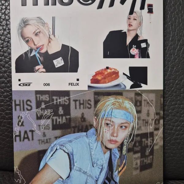 [BUNJANG] Stray Kids Felix THIS&THAT Album Photocard / 스트레이키즈 필릭스 THIS&THAT 앨범