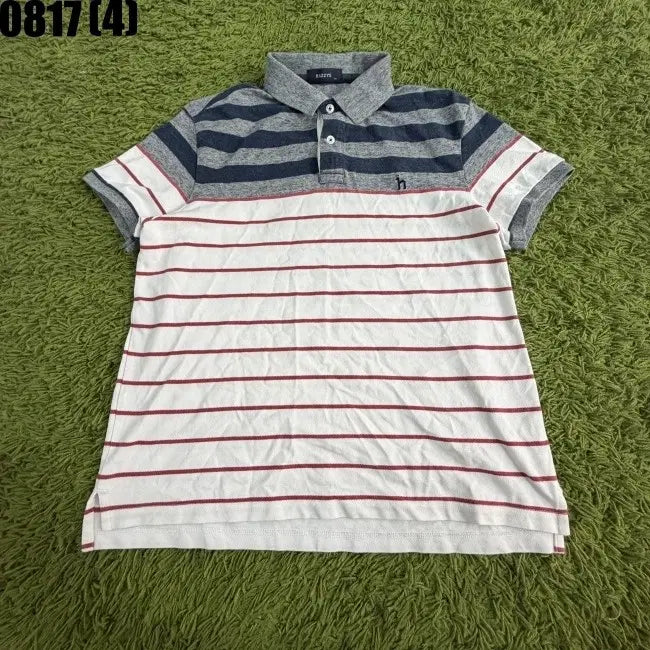 [BUNJANG] Hazzys Striped Polo Shirt Size 100 / 헤지스 스트라이프 카라티 100 0817
