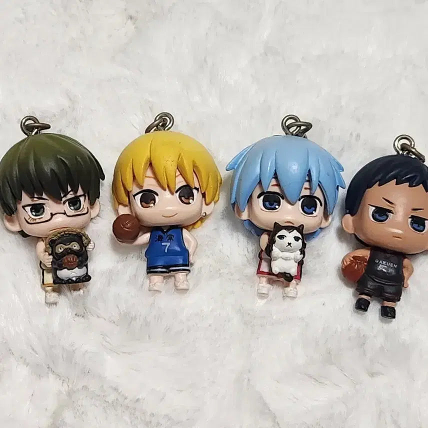 [BUNJANG] Kuroko's Basketball (Kurobas) Karakore Figures Set / 쿠로코의 농구(쿠로바스) 미도리마, 키세, 쿠로코, 아오미네 카라코레