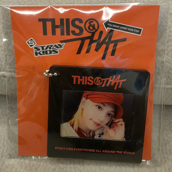 [BUNJANG] Stray Kids SKZ this&that Felix Photocard Keyring Sealed / 스트레이키즈 스키주 this&that 팝업 필릭스 포토 키링 미개봉 원가판매