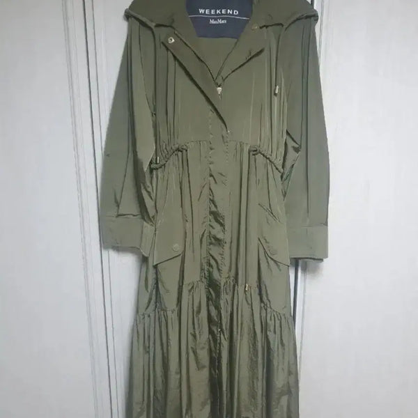 [BUNJANG] Weekend Max Mara Nora Taffeta Long Windbreaker Jacket / 위켄드막스마라 바람막이 점퍼