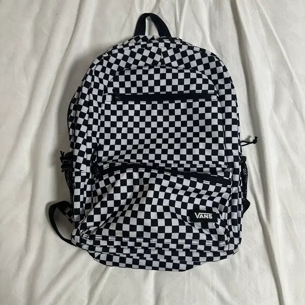 [BUNJANG] Vans Checkerboard Backpack / 반스 체커보드 백팩 책가방
