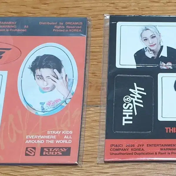 [BUNJANG] Stray Kids THIS & THAT Magnetic Sticker Han & Felix / 스키즈 THIS & THAT 마그네틱스티커 한&필릭스