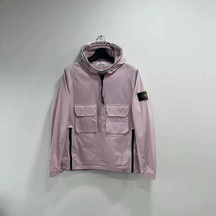 [BUNJANG] Stone Island Two Pocket Anorak Pink M / [M]스톤아일랜드 투 포켓 아노락 핑크