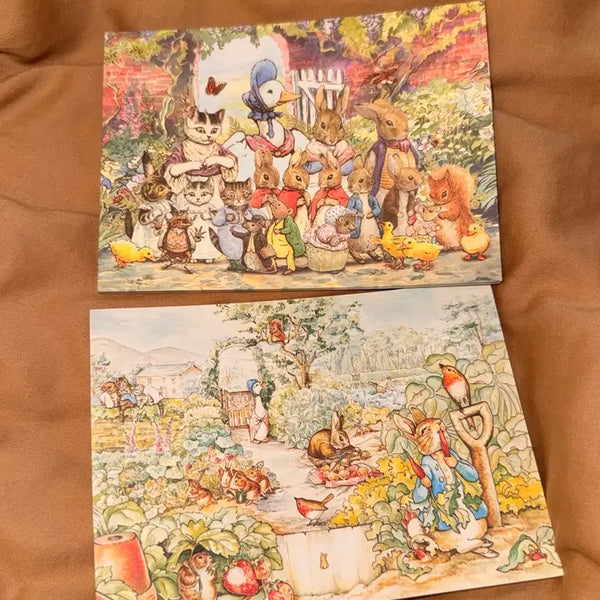 [BUNJANG] Peter Rabbit Classic Stickers & Memo Pad Set / 다꾸 피터래빗 고전 스티커 + 메모지