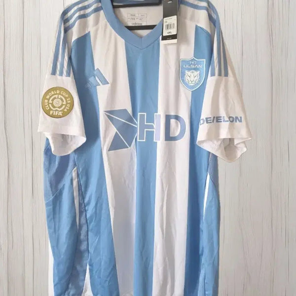 [BUNJANG] 2025 FIFA Club World Cup Ulsan HD Away Authentic Jersey (Size 4XL) / 택체 새상품[4xl] 2025 FIFA 클럽 월드컵 울산hd 원정 유니폼 판매합니다.