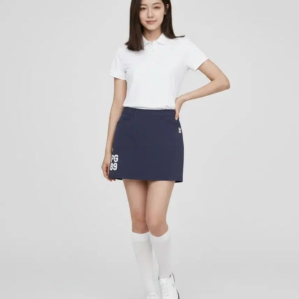 [BUNJANG] Paragates Women's Logo Embroidery Point Culottes Skirt / 파리게이츠여성  로고자수 포인트 큐롯 스커트-0(25)