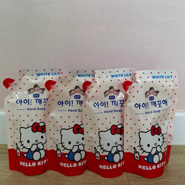 [BUNJANG] Ida Ggaekkeudae Refill (White Lily Scent, 200ml - 4 Pack) / 아이깨끗해 리필(화이트릴리향 200ml - 4개)