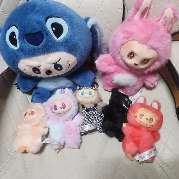 [BUNJANG] Bundle Set of 7 Plush Toys including Large Stitch / 뽑기라부부 팝니다.