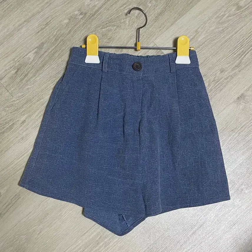 [BUNJANG] Blue Linen Shorts / 청색 린넨 반바지