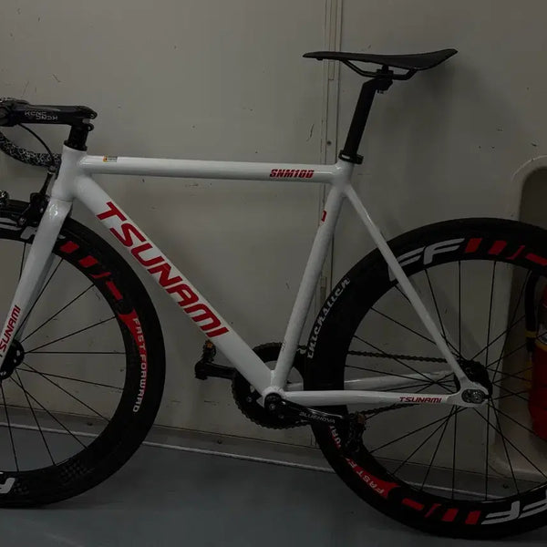 [BUNJANG] Tsunami SNM100 Red/White Road Bike / 쓰나미 snm100 레드화이트