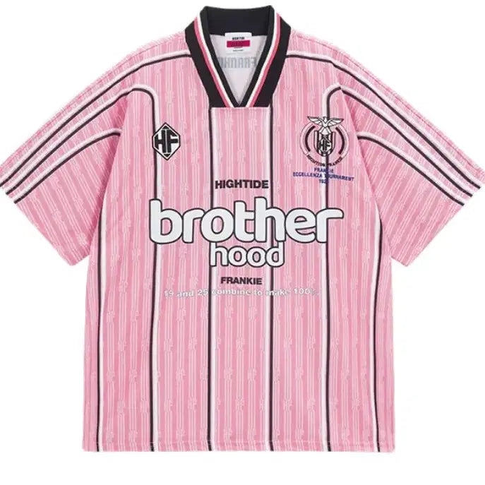 [BUNJANG] HIGHTIDE FRANKIE Jersey T-Shirt Pink / 하이타이드프랭키 져지 티셔츠 핑크