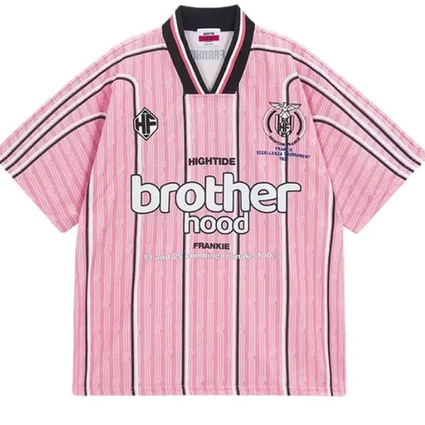 [BUNJANG] HIGHTIDE FRANKIE Jersey T-Shirt Pink / 하이타이드프랭키 져지 티셔츠 핑크