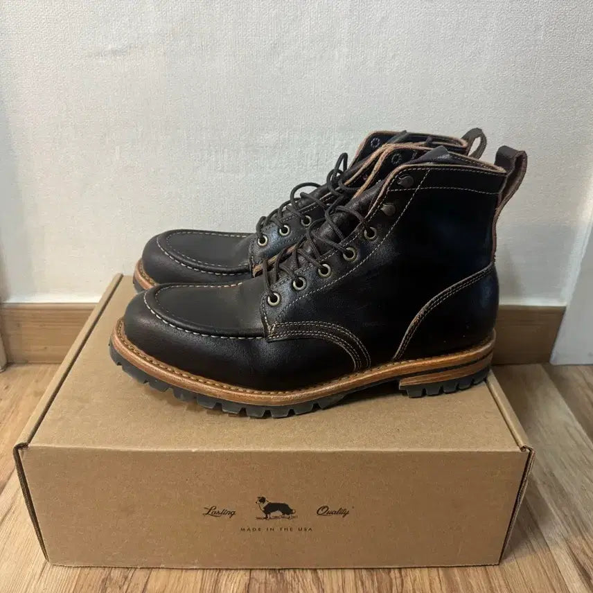 [BUNJANG] Truman Boots Java Waxed Flesh Mock Toe US 10EE / 트루먼 부츠 자바 왁스드 플레시 목토 US10EE