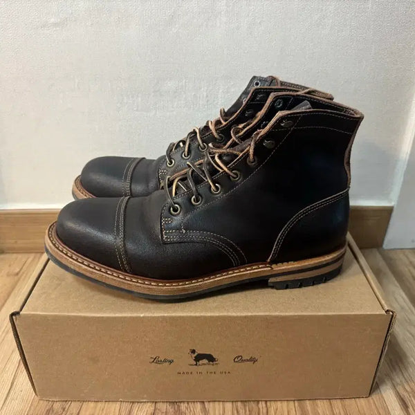 [BUNJANG] Truman Java Waxed Flesh Captoe Boots US10EE / 트루먼 자바 왁스드 플레시 캡토 US10EE