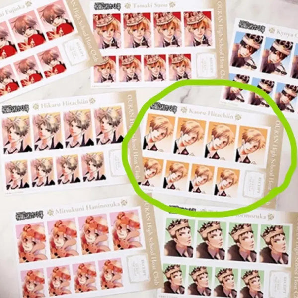 [BUNJANG] Ouran High School Host Club Kaoru Original Illustration Mini Photo / 오란고교 호스트부 원화 증명사진 카오루 브로마이드