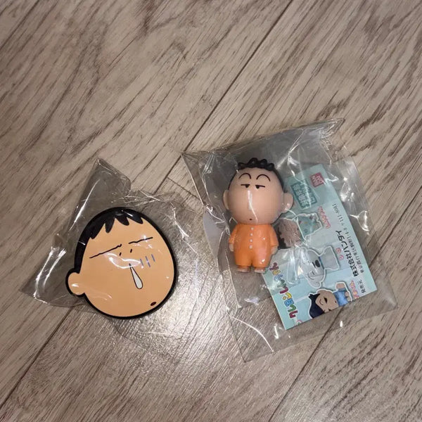 [BUNJANG] Crayon Shin-chan Misae Face Clip + Misae Figure Set / 짱구는 못말려 맹구  얼굴 클립 + 맹구 피규어 세트