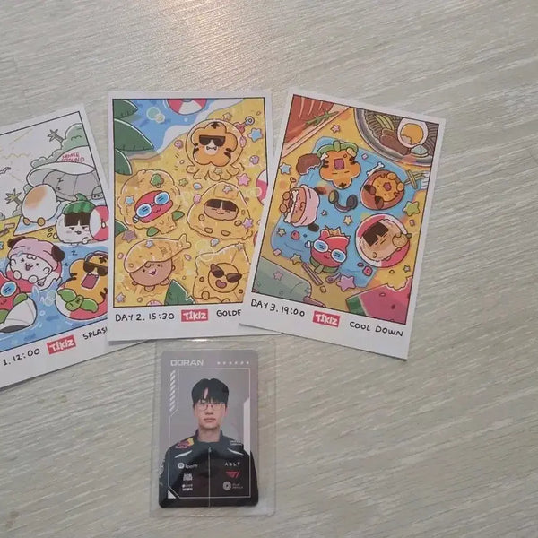 [BUNJANG] T1 Faker Homeground 1st, 2nd, 3rd Day Membership Doran Photocard / t1 티원 홈그라운드 1, 2, 3일차 엽서 맴버십 도란 포카 팝니다
