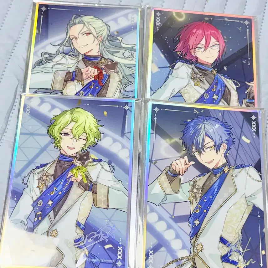 [BUNJANG] Ensemble Stars! Eden Nagisa Ibara Hiyori Jun Shikishi Bundle Set / 앙스타 에덴 나기사 이바라 히요리 쥰 색지 일괄
