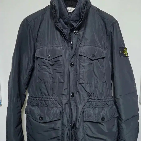 [BUNJANG] Stone Island Microlebs Down Jacket Parka / 스톤아일랜드 마이크로랩스 다운자켓 야상 (패딩)