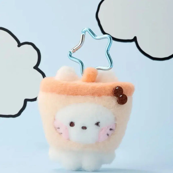 [BUNJANG] Wishnini Bubble Nyan Yushi Keyring with Photocard / 위시니니 키링 버블냥 유우시 키링 + 포카 포함 라인프렌즈 버블냥니