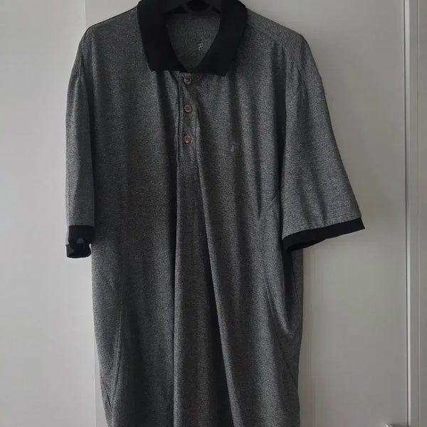 [BUNJANG] Fila Polo T-Shirt Grey Size 110 / 휠라 폴로 반팔 티셔츠 그레이 110사이즈