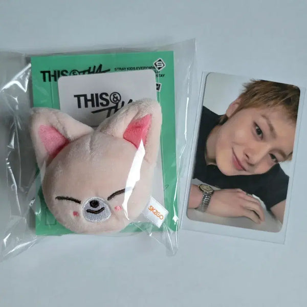 [BUNJANG] Stray Kids disc&amp;that Popup Foxyne Plush Magnetic Holder Grip Talk I.N / 스키즈 디스앤댓 팝업 폭시니 플러시 마그네틱 홀더 그립톡 아이엔 3만원