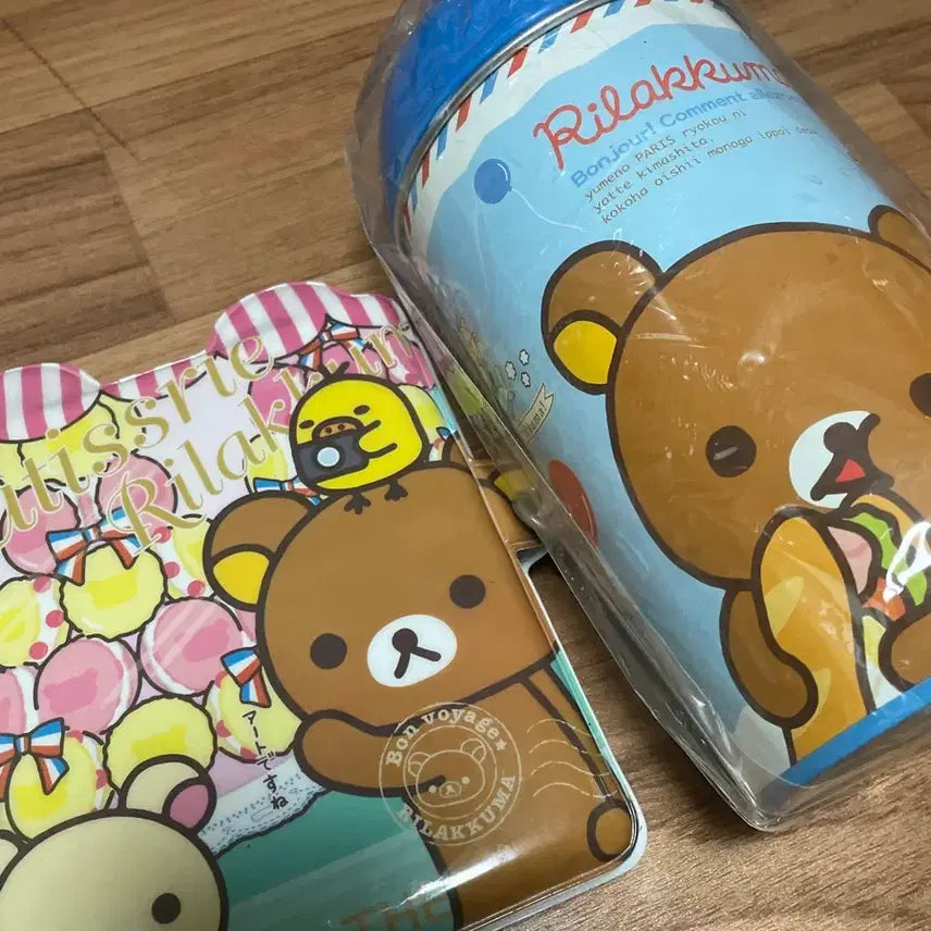 [BUNJANG] Rilakkuma Diary & Trash Can Set / 리락쿠마 일기장&휴지통