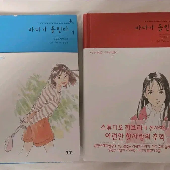 [BUNJANG] The Sea Hears: Original Novel Vol. 1-2 / 바다가 들린다 원작 소설 1~2권