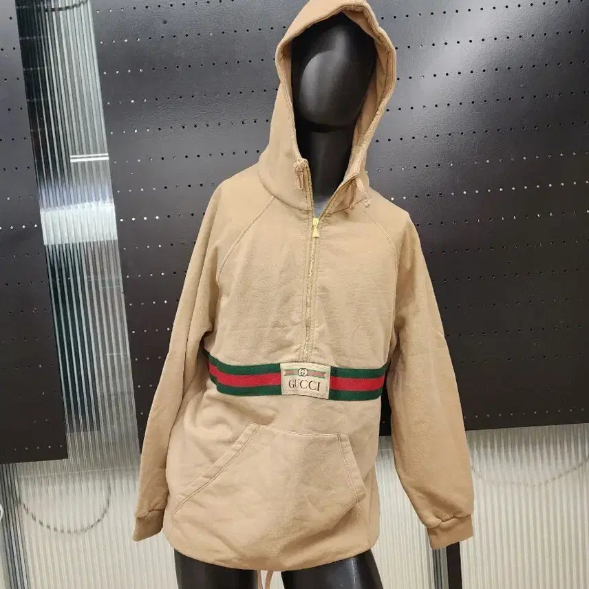 [BUNJANG] Gucci Beige Hoodie / 구찌 후드티 베이지