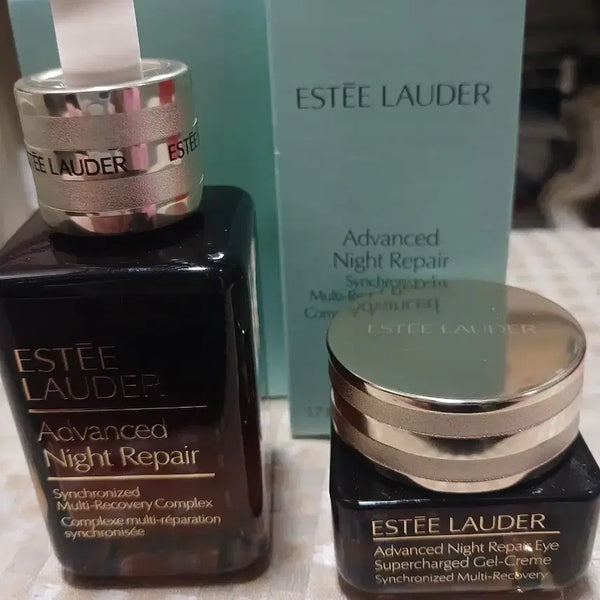 [BUNJANG] Estee Lauder Advanced Night Repair Face Serum 50ml + Eye Cream 15ml Set / 에스티로더 갈색병 페이스 세럼 50ml + 아이크림15ml* 미개봉새제품