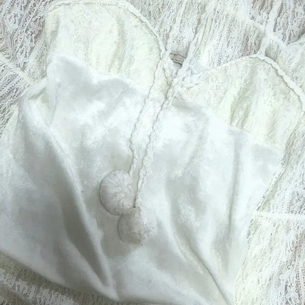 [BUNJANG] Liz Lisa Pompom Camisole Halterneck Sleeveless / 리즈리사 폼폼 캐미솔 홀터넥 슬리브리스 히메갸루 로걀 라떼갸루 달천깔