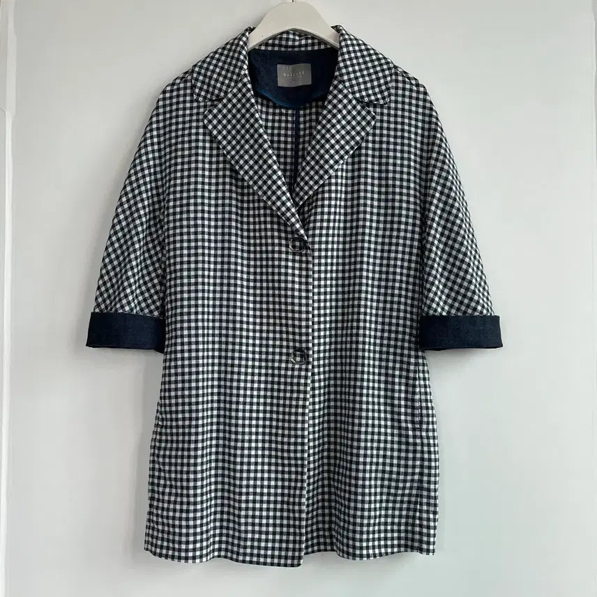 [BUNJANG] DAILIST Check Linen Shirt Jacket / DAILIST 데일리스트 체크 린넨 셔츠형 자켓 95