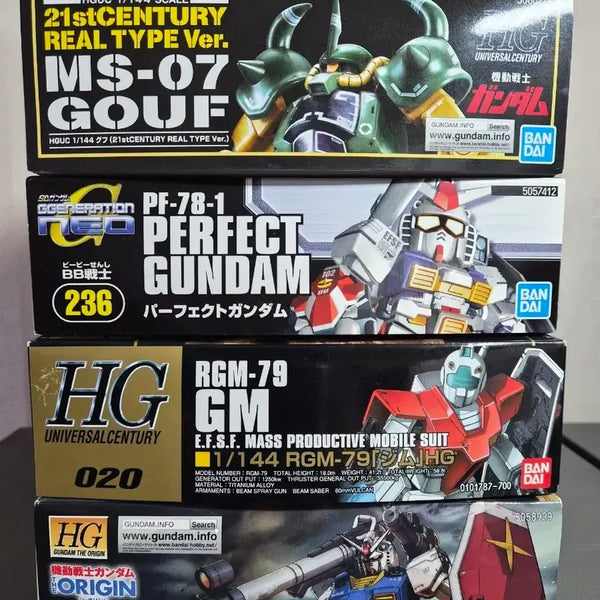 [BUNJANG] Bandai Authentic Sealed Plastic Model Kit 4-Box Bundle Set / (4박스일괄)반다이 정품 미개봉 프라모델 8만