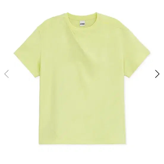 [BUNJANG] SYMM Draped Tee Lime One Size / SYMM 드레이프드 티 라임 1사이즈