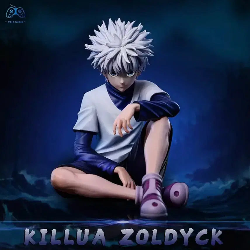 [BUNJANG] Hunter x Hunter Killua Zoldyck Sitting Pose PVC Figure / 키르아 조르딕 앉은 자세 피규어 pvc