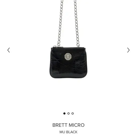 [BUNJANG] Minuit Moon Brett Micro Bag Black / 미닛뮤트 브렛 마이크로 블랙
