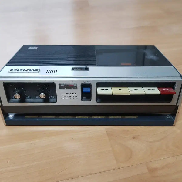 [BUNJANG] Sony TC-120 Cassette Recorder (Working) with Original Accessories Set / 1972년 소니 TC-120 카세트 레코더 (실작동/순정 부속 풀세트)