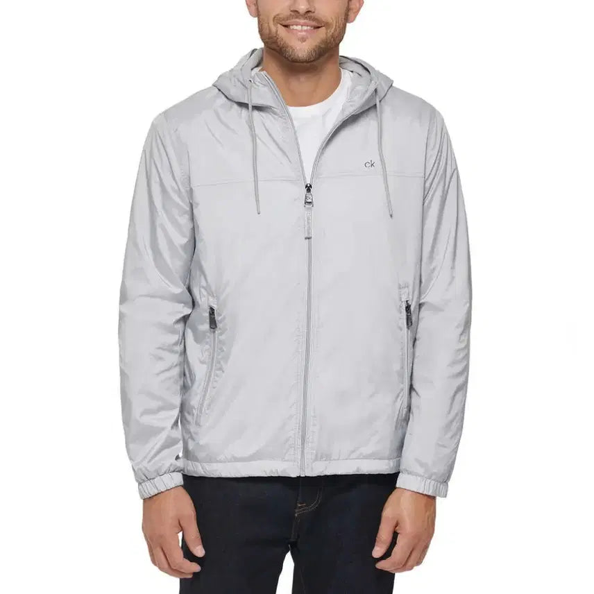 [BUNJANG] Calvin Klein Fleece Lined Windbreaker Jacket Size M / 캘빈클라인 기모 바람막이 M