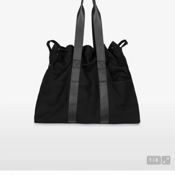 [BUNJANG] ETC E Vintage 3-Way Parachute Bag Black / 이티씨이 빈티지 3way 패러슈트백 블랙